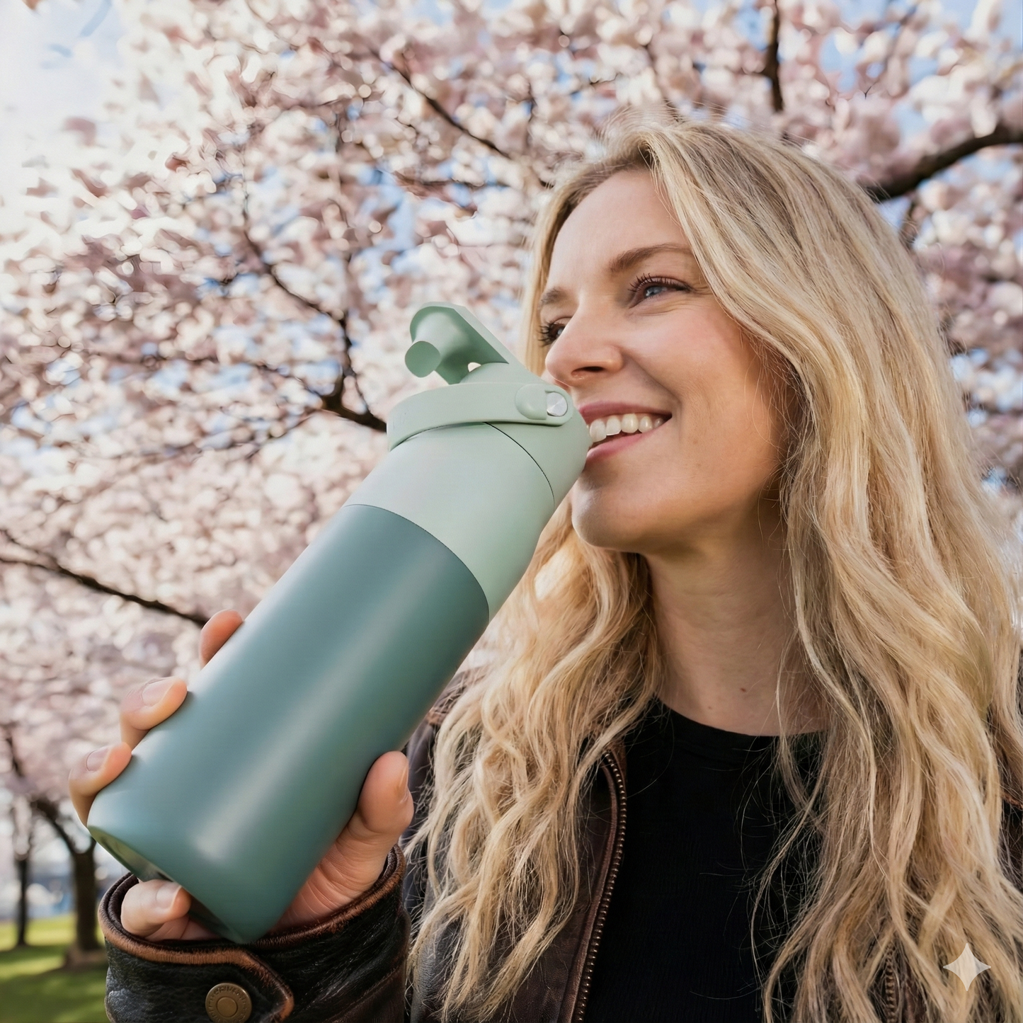 Gourde d'eau autonettoyante