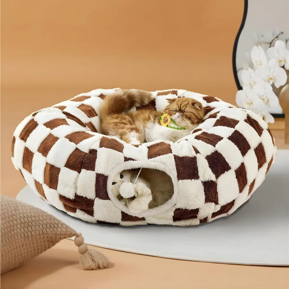 Tunnel pour chat Brun