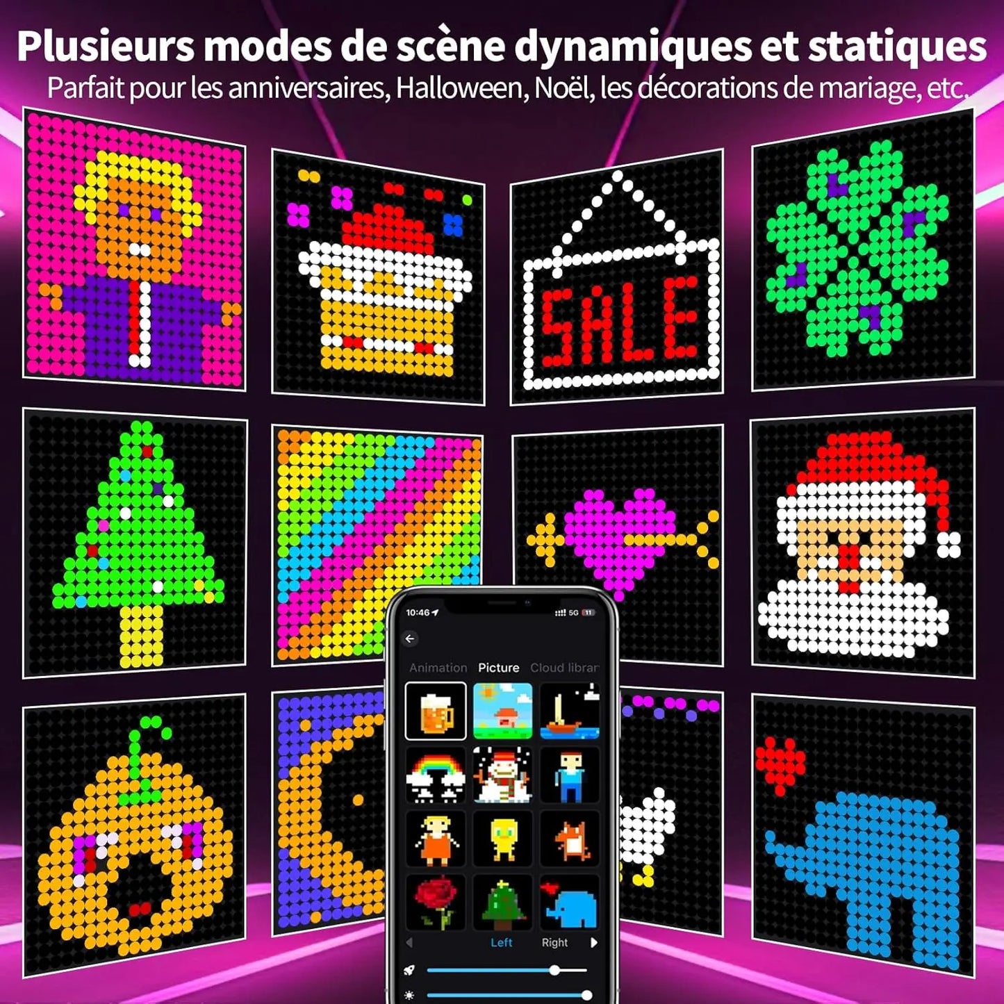 Ecran Lumineux Connecté